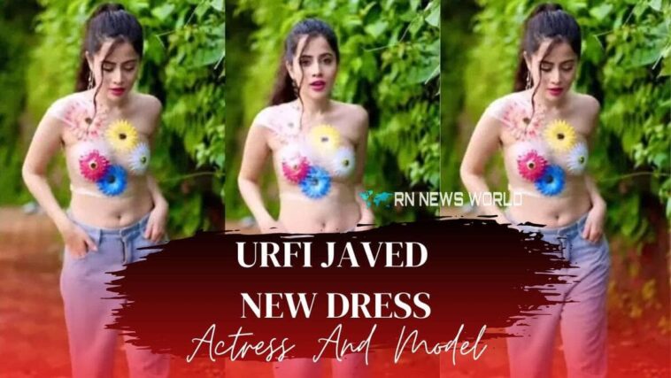 Urfi Javed New Dress Wore A Crop Top Made Of Foil-Covered Plastic