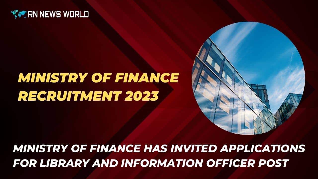 ministry of finance recruitment 2023