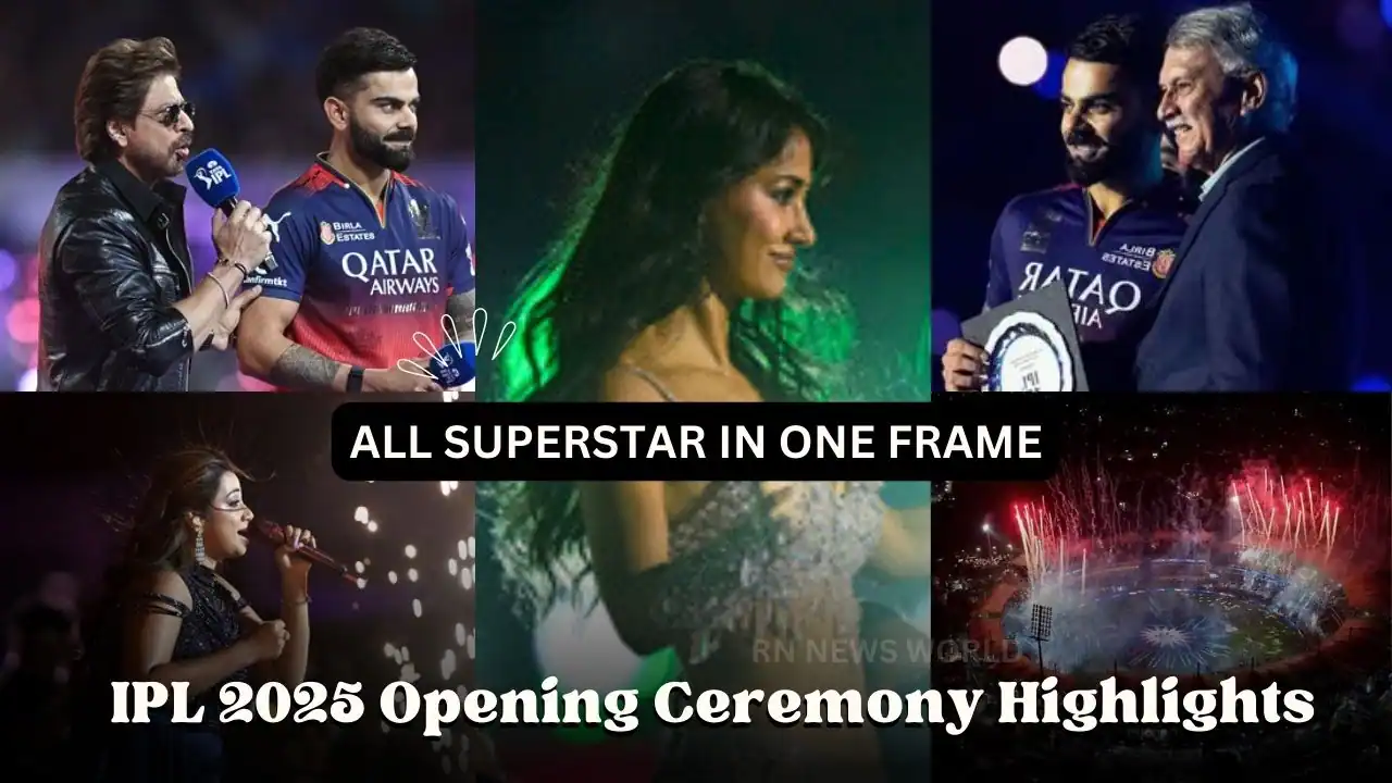 ipl 2025 opening ceremony shah rukh khan to disha patani and virat full of celebrate
