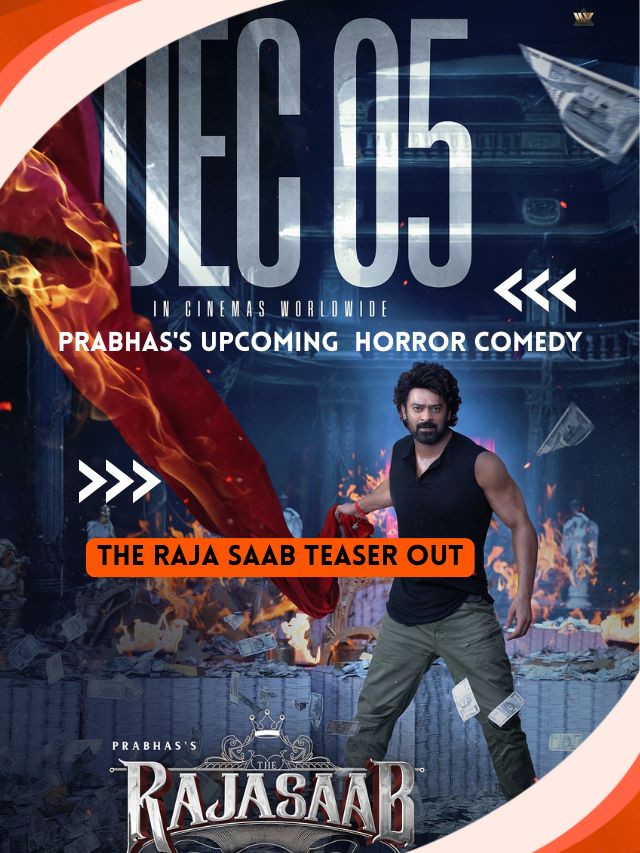 Prabhas’s Upcoming  Horror Comedy The Raja Saab Teaser Out