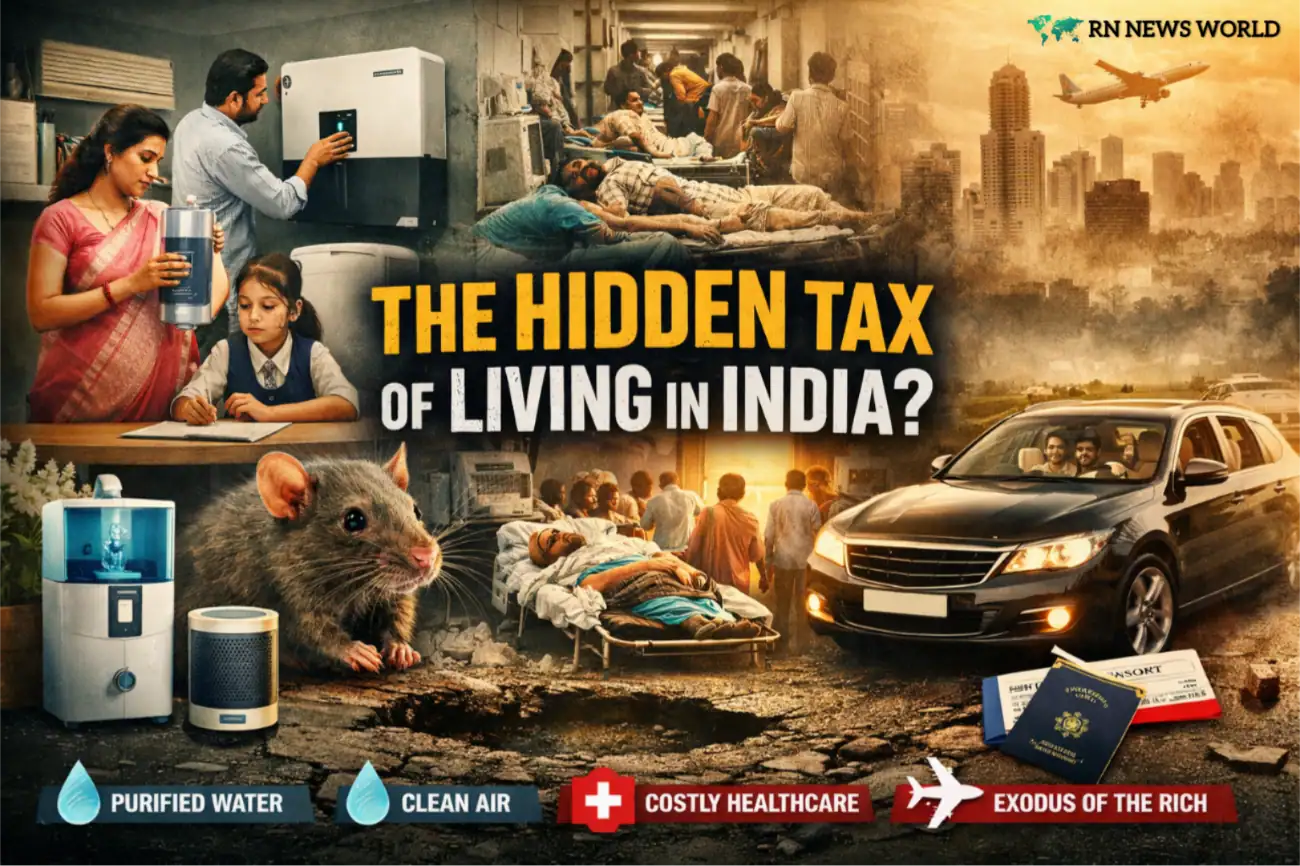 middle class family paying the hidden tax of living in india