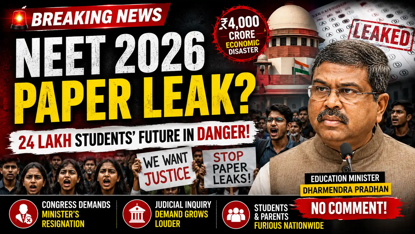 NEET 2026 Controversy Raises Questions on Exam Security